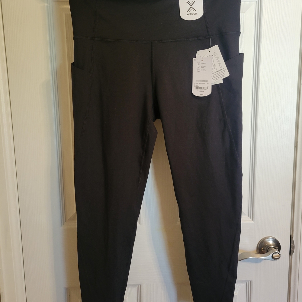 Xersion Women's Sleek Black Leggings
